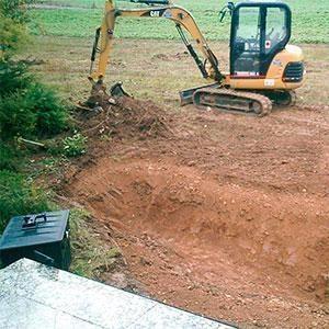 DKS Aushub Für Den Teich